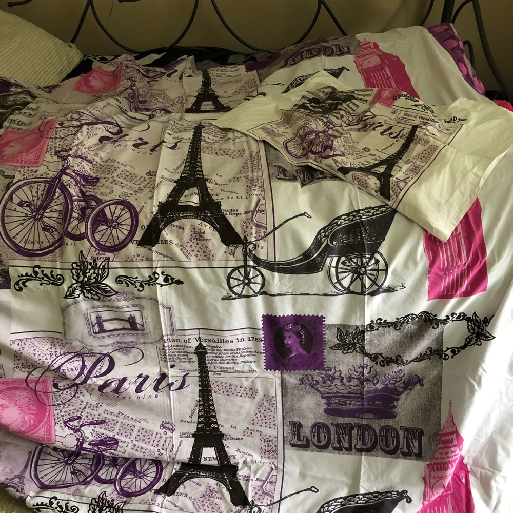 Excellent Condition Queen Duvet and Pillowcase